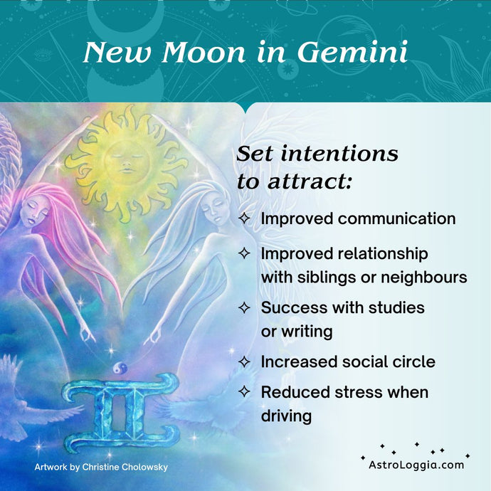 New Moon in Gemini:  May 2025