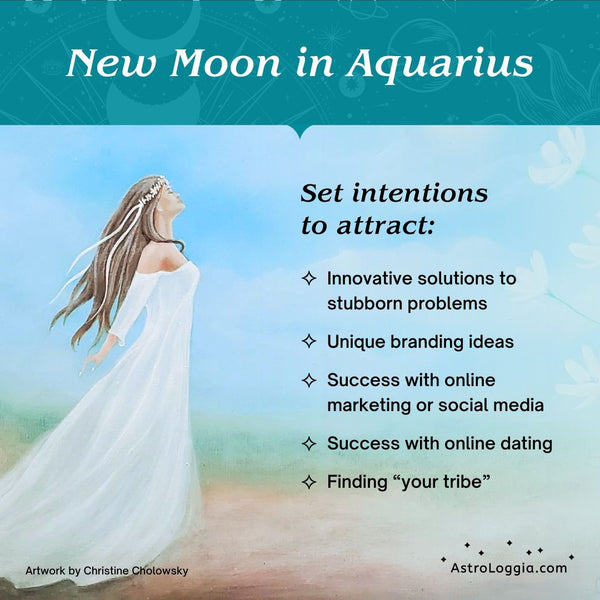 New Moon in Aquarius: February 2024