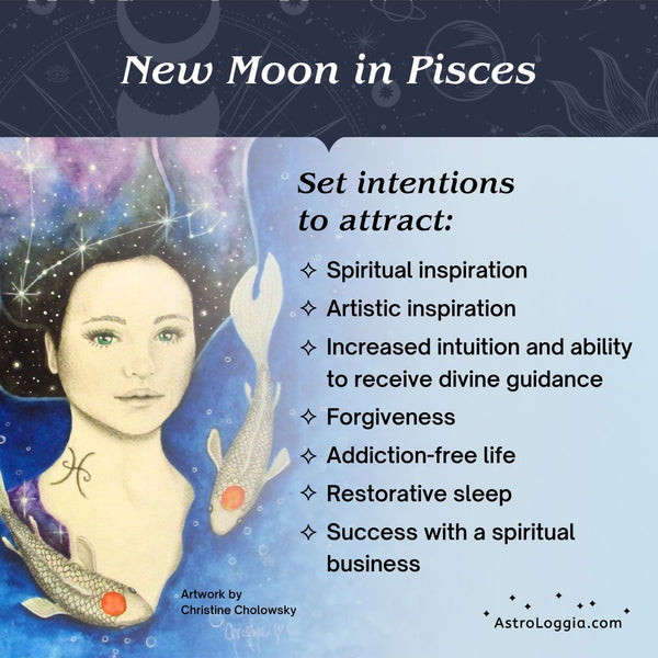 New Moon in Pisces:  March 2024
