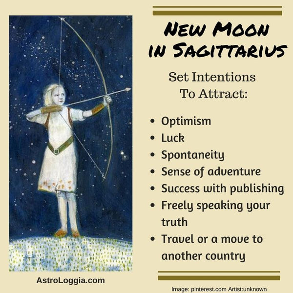 New Moon in Sagittarius: December 2023