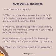 Load image into Gallery viewer, Digital Course &quot;Astrology Hacks: (Re)Location by the Stars&quot;
